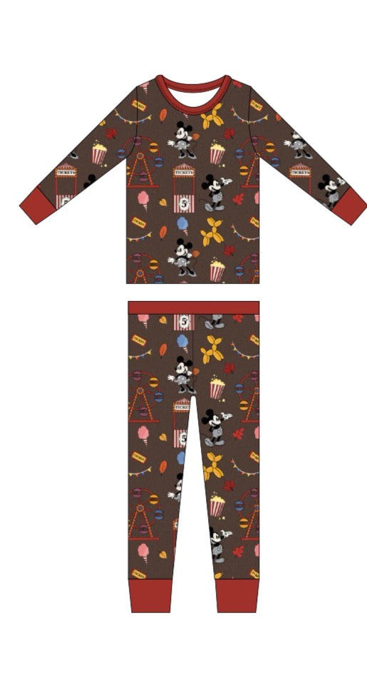 Carnival mouse 2pc long sleeve and pants set (pre-sale)