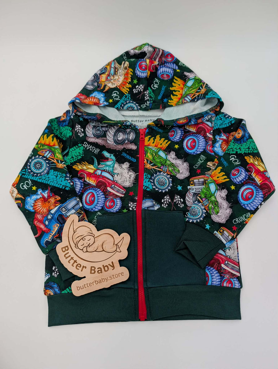 Dino Trucks full zip hoodie