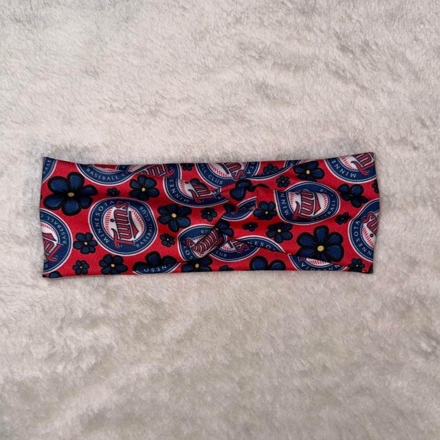 MN Twins Toddler Twisted Headbands
