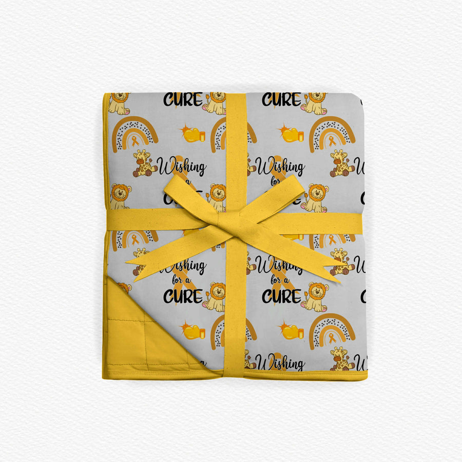 Wishing for a Cure Double Layered Blanket