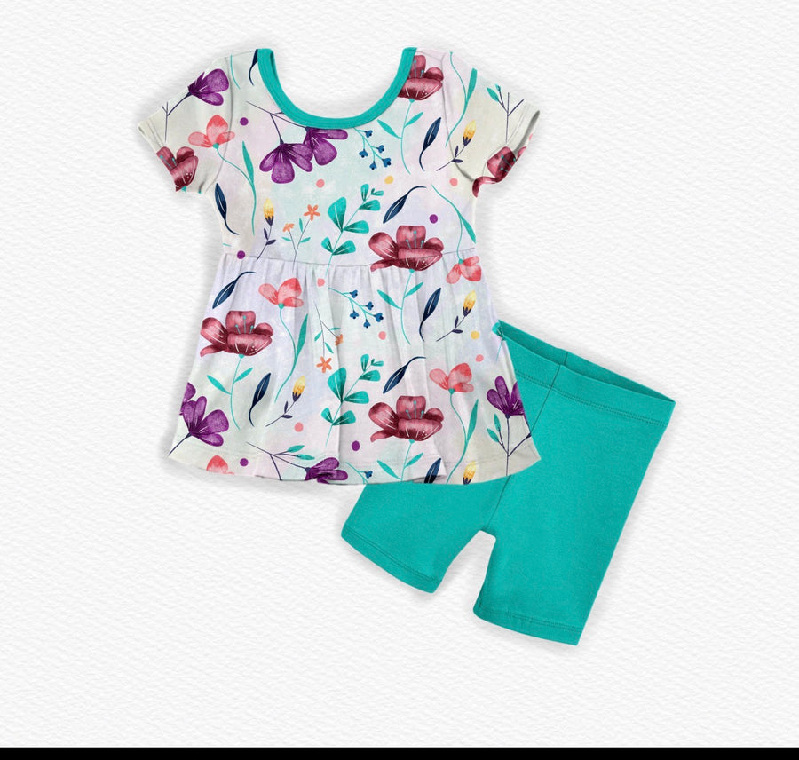 Floral Fun peplum set