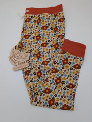 Harvest Blooms Ribbed Women's Joggers