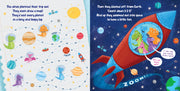 Dinos in Space (Board Book)