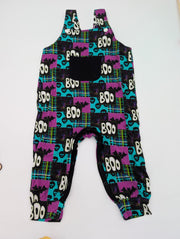 Boo Crew Patchwork Overalls
