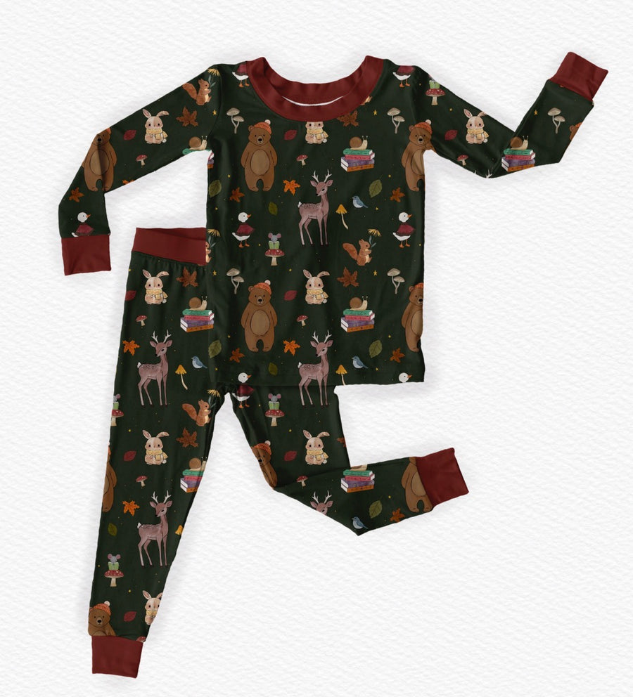 Cozy Critters 2pc long sleeve and pants set (presale)