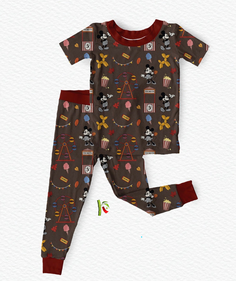 Carnival Mouse 2pc short sleeve and pants set (pre-sale)