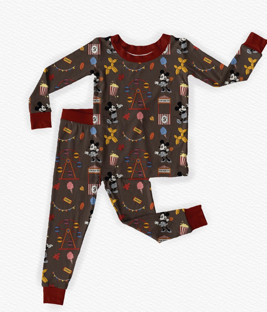 Carnival mouse 2pc long sleeve and pants set