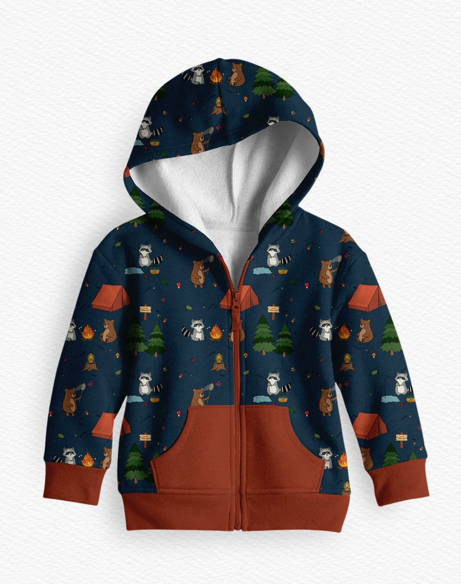 Campfire Besties full zip hoodie