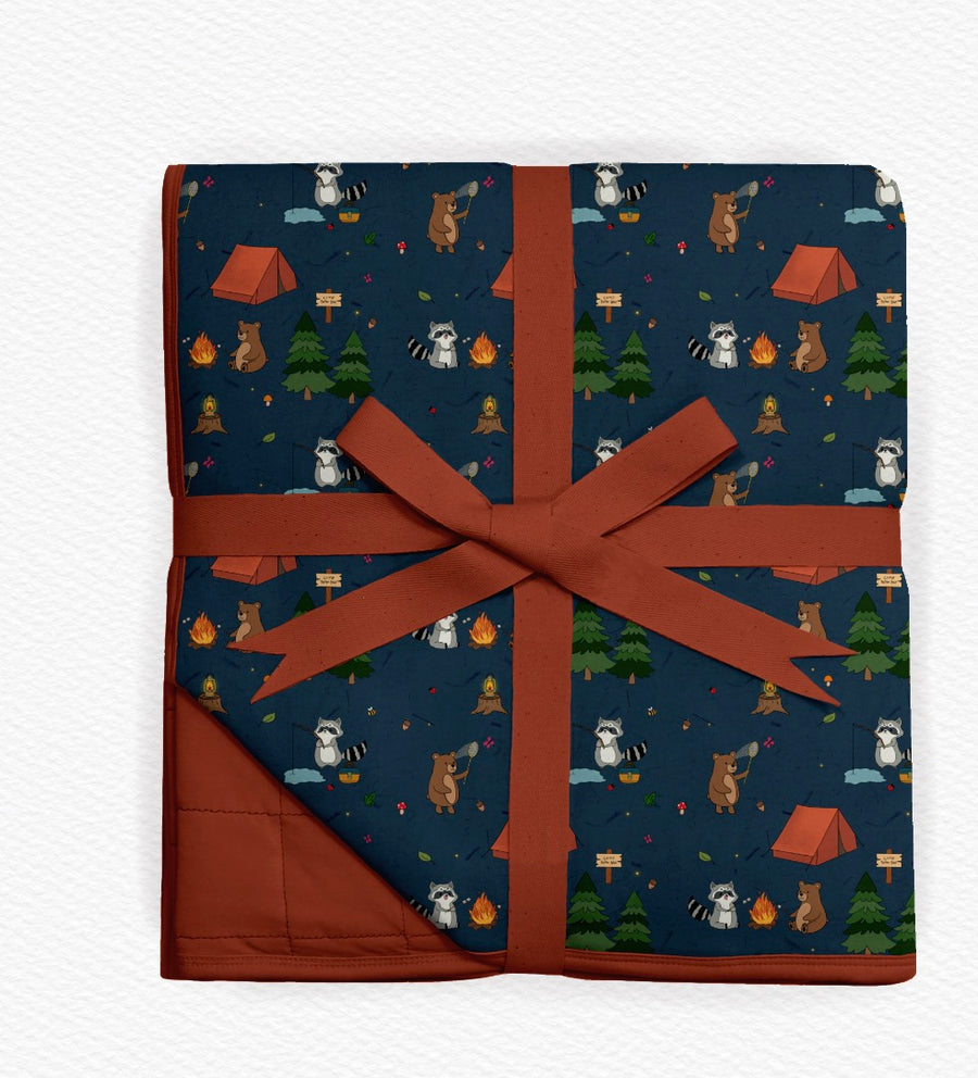60x60 Campfire Besties Quilted Blanket