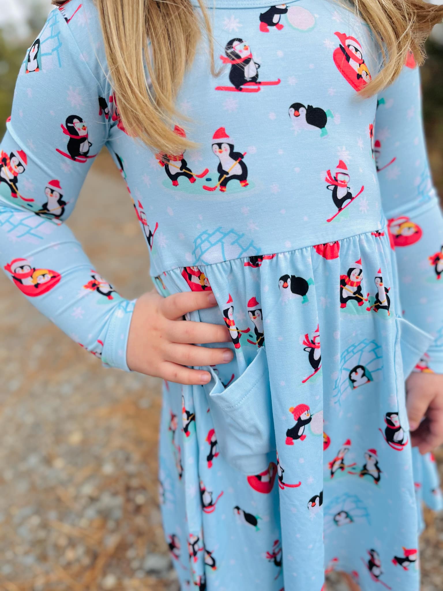Penguin Pals Long sleeve Dress