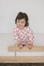 Organic Cotton Checkered Jogger Set - more colors