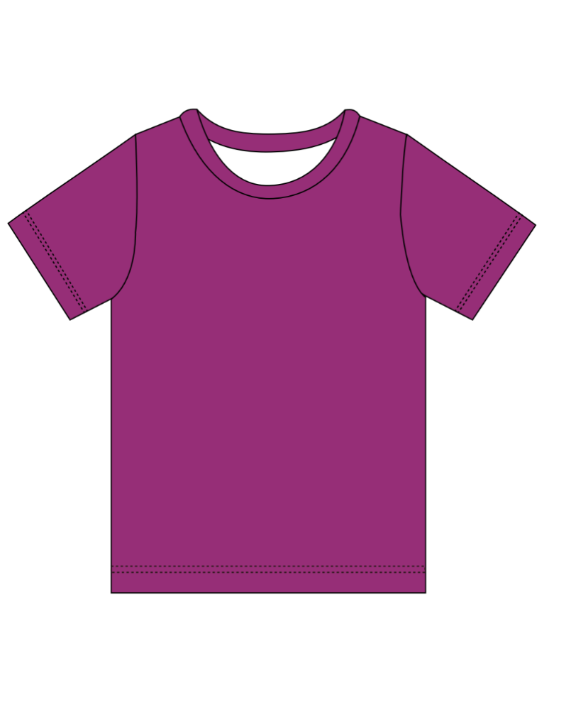 Boo Crew Purple crew tee