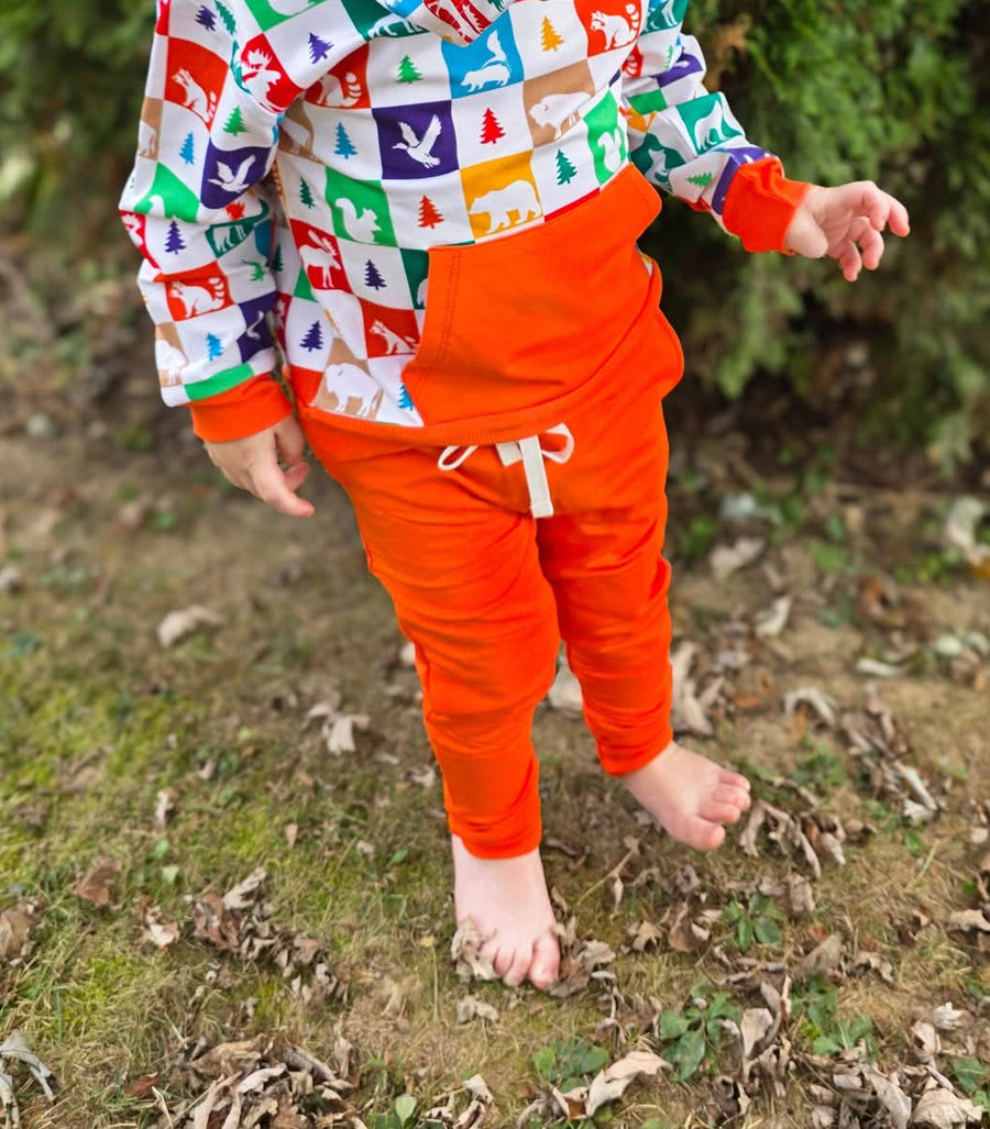 Checkin out Nature Solid orange Kids joggers