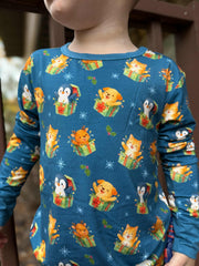 Christmas Critters Long Sleeve 2pc Set