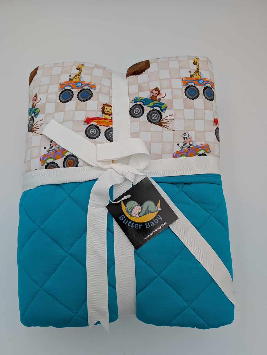 40x60 Rumble in the Jungle Quilted Blanket