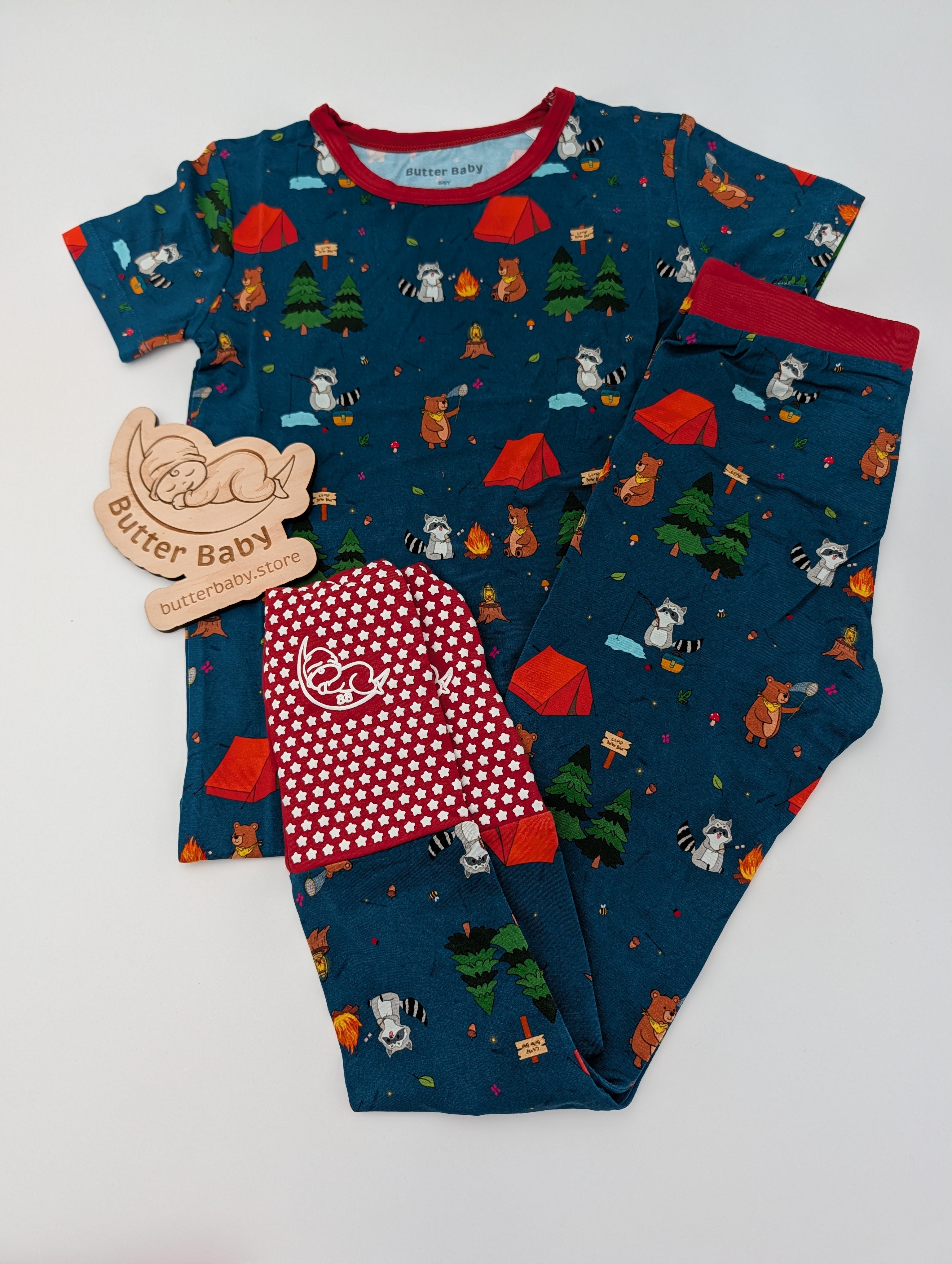 Campfire Besties 2pc short sleeve and pants set