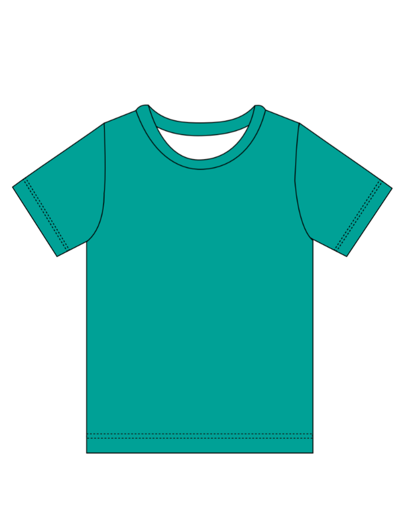 Boo Crew Teal crew tee
