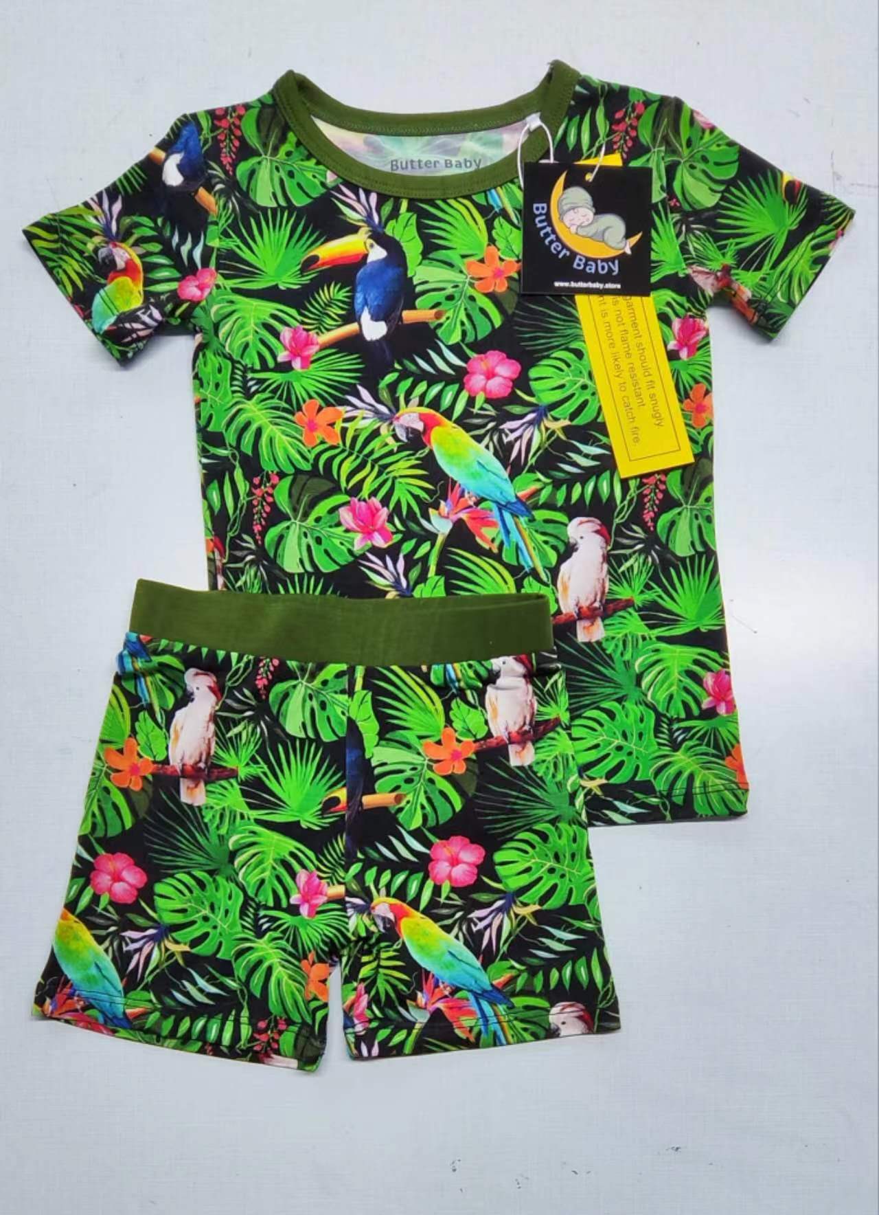 Birds of Paradise 2pc Short Set